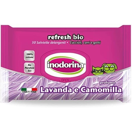 INODORINA SALVIETTA BIO LAVAN & CAMOM PZ.40
