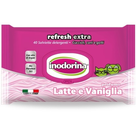 INODORINA SALVIETTA LATTE  VANIGLIA PZ.40