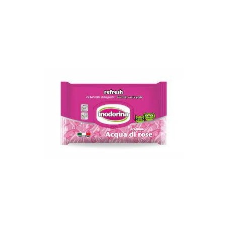 INODORINA SALVIETTA ACQUA DI ROSA PZ.40