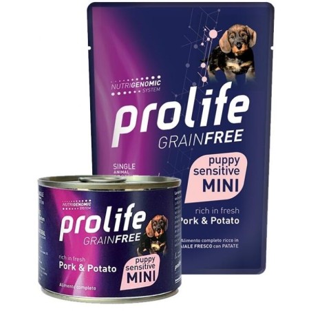 PROLIFE DOGW GF PUPPY PORK & P MINI 200G