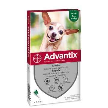 ADVANTIX CANI FINO A 4 KG....