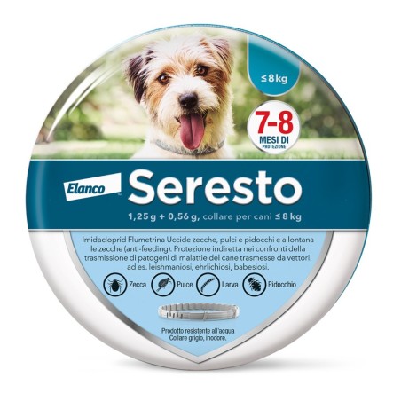 SERESTO COLLORE  CANI FINO KG.8
