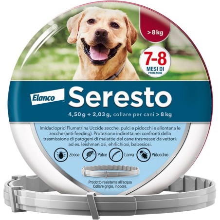 SERESTO COLLARE CANI SUPER. KG.8
