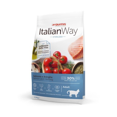 ITALIAN WAY CAT STERIL SALM/ARING KG.1,5