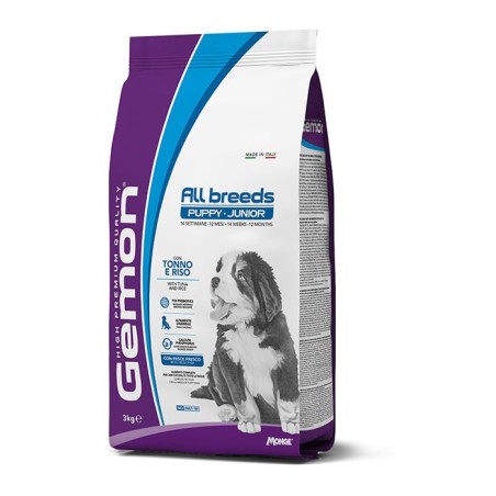 GEMON DOG ALL BREEDS PUPPY JUNIOR TON/RISO KG.3
