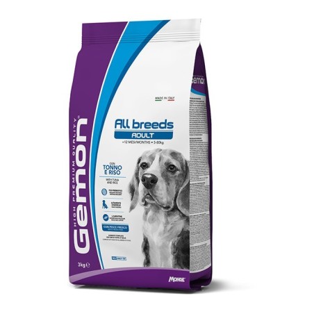 GEMON DOG MEDIUM ADULT TONNO/RISO KG.3