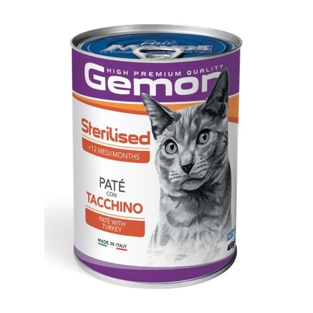 GEMON CAT STER. TACCHINO PATE'GR.400