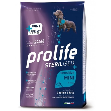 PROLIFE DOG STERILI. SENS CODFIS& RICE MINI KG.2