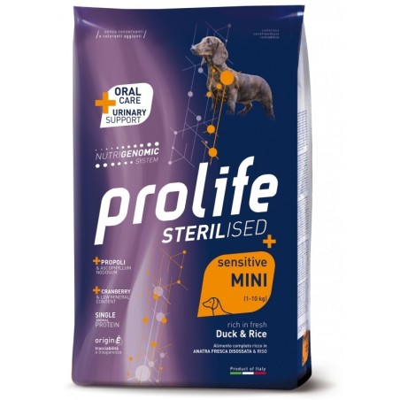 PROLIFE DOG STERILI. SENS DUCK & RICE MINI KG 2