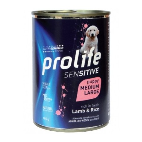 PROLIFE DOGW PUPPY LAMB & RICE SENST. GR.400