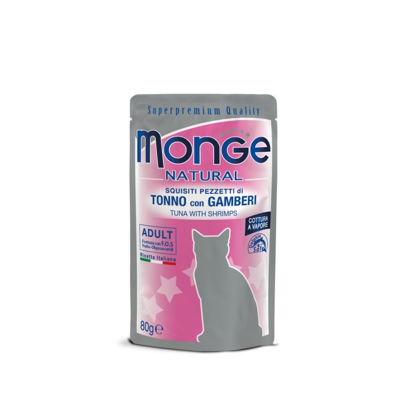 MONGE BS.CAT TONNO/GAMBERETTI GR.80