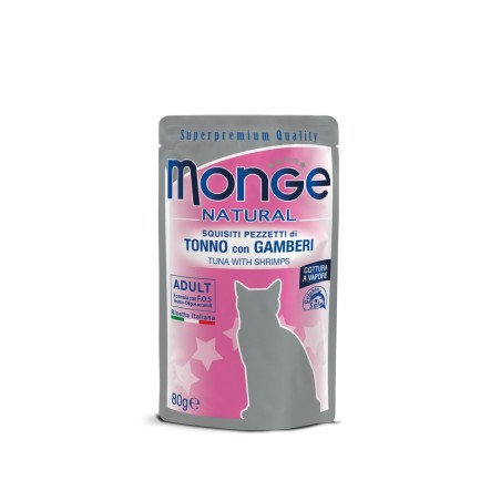 MONGE BS.CAT TONNO/GAMBERETTI GR.80