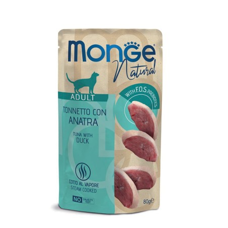 MONGE BS.CAT TONNO/ANATRA GR.80