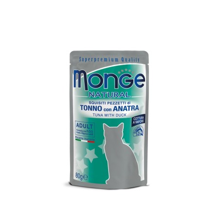 MONGE BS.CAT TONNO/ANATRA GR.80