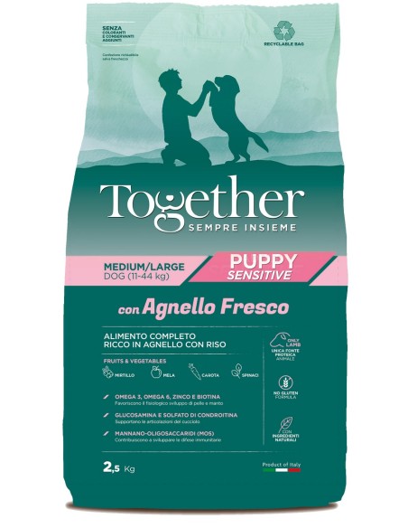 TOGETHER DOG PUPPY AGNELLO M/L KG.12
